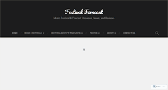 Desktop Screenshot of festivalforecast.com